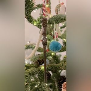 Handcrafted Harry Potter Wand Ornament 6”
